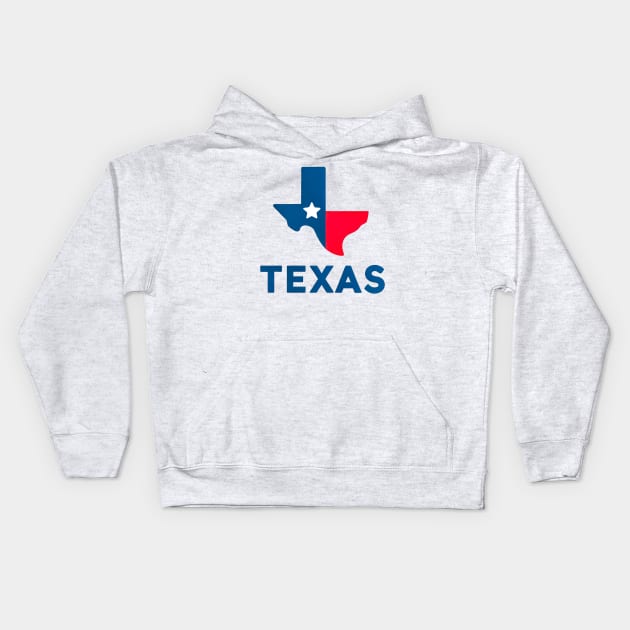 Lone Star State Pride: Texas Strong Kids Hoodie by Gold Turtle Lina